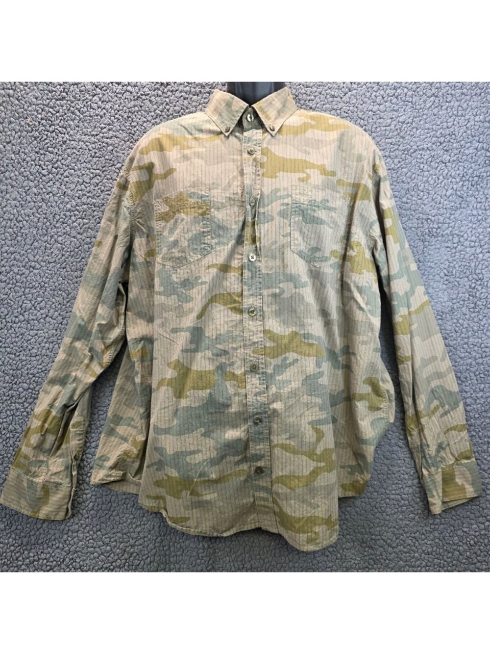 Mossimo Company & Co Camo Button Down Shirt XXL Casual Streetwear Camping Hike
